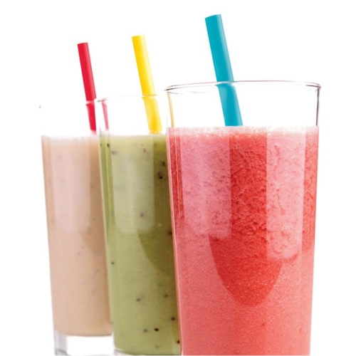 Starfrit 092849-006-0000 Reusable Silicone Straws, 4-Pack