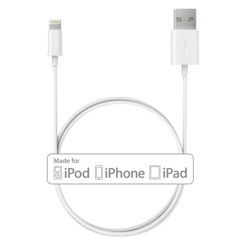 (3.3Ft / 1m) iPhone iPad Chargeur Cordon Lightning vers USB Câble COMPATIBLE pour iPod iPad iPhone Pro Max, 1M