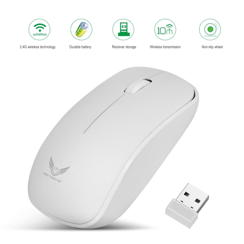 axGear Portable Mouse Wireless USB Mini Mice Cordless for Travel Laptop Computer