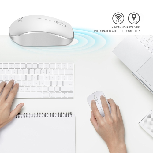 axGear Portable Mouse Wireless USB Mini Mice Cordless for Travel Laptop Computer