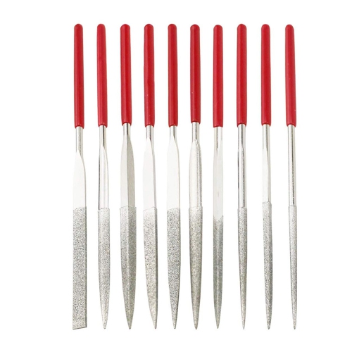 axGear Files Set Metal Needle Carving Jewelry Diamond Glass Stone Wood Tool 10PCS
