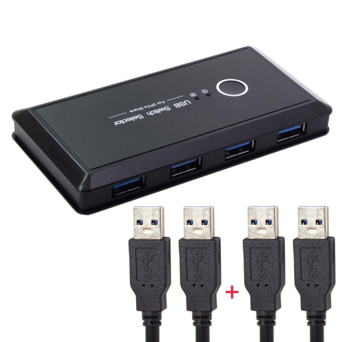 axGear USB 3.0 Sharing Switch / Selector 2 Computer Sharing 4 USB 3.0 Device KVM