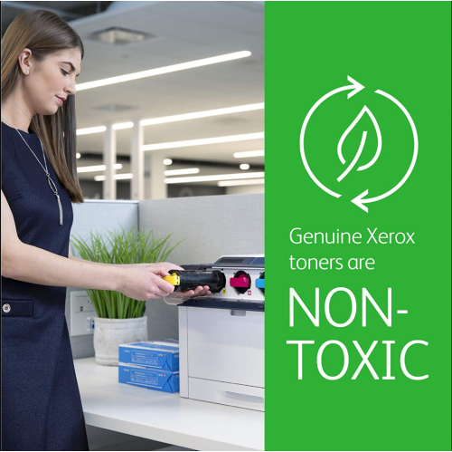 Xerox 113R00726 Black Original Toner Cartridge, High-Yield, For Xerox Phaser 6180