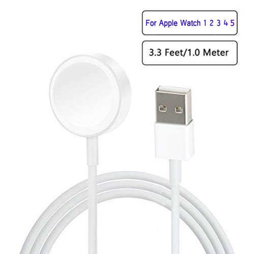 (CABLESHARK) Station de chargement magnétique Câble de chargement USB COMPATIBLE avec la montre Apple Watch série 5 4 3 2 1