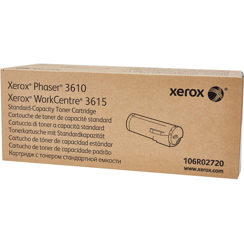 Xerox 106R02720 Black Original Toner Cartridge For: Phaser 3610, WorkCentre 3615