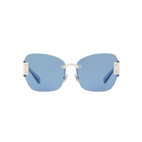 Light Blue *NEW* 63mm Authentic Miu Miu MU08SS VIU2J1 Sunglasses IVORY
