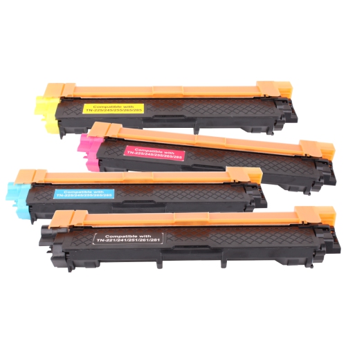 4//PK Color Toner Cartridge Set for Brother TN221BK TN225C TN225Y TN225M