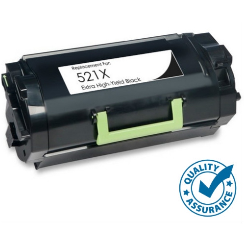 Printer Pro ™ Compatible 521X Lexmark Black Toner Cartridge - Lexmark Printer MS811/MS812