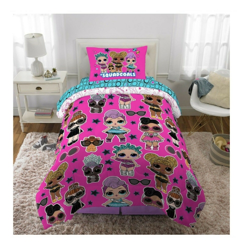 Lol Pets And Pink Kids Twin Bed Sheet Set 4pcs Plus Bonus Tote