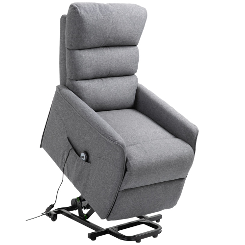 Homcom Power Lift Chair Recliner For Elderly Grey Best Buy Canada