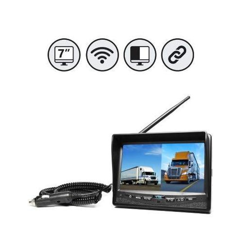 REAR VIEW SAFETY  7" Cw Monitor Rvs-Mount Left Side Camera
