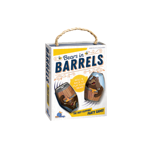 BLUE ORANGE GAMES  Bears In Barrels Board Game – English