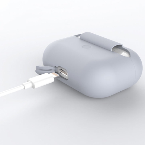 PANDACO Grey Soft Case for AirPods Pro Charging Case