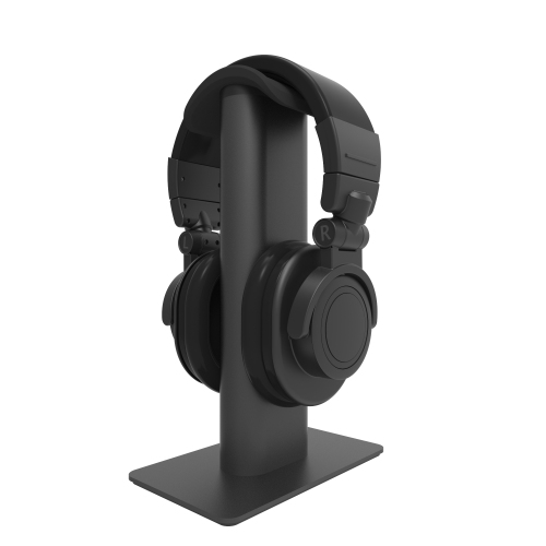 Kanto H2 Premium Universal Headphone Stand with Silicone Padding, Black