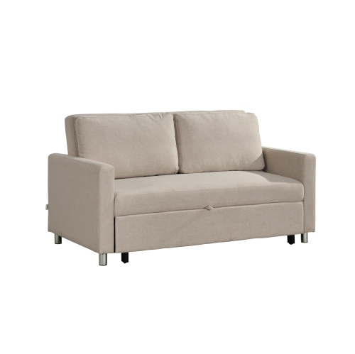 Inca 63 Sofa Bed Double Beige Memory Foam Best Buy Canada
