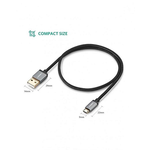 UGREEN Micro USB Cable For Fast charge - Nylon Braided - 1M