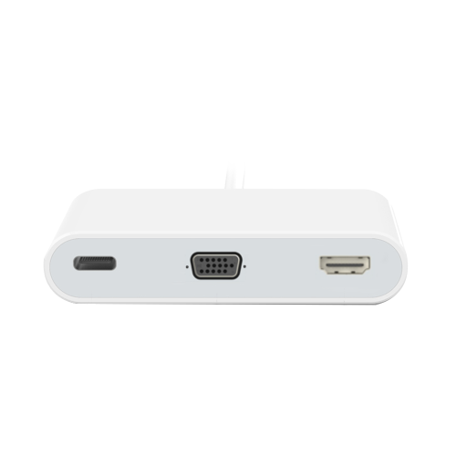 Phoenix USB-C to USB3.0 x 2 / VGA / HDMI / USB-PD Adapter, White