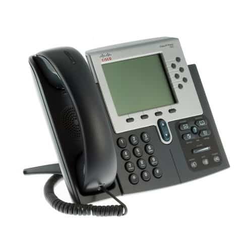 Refurbished Excellent - Cisco CP-7962G Unified Communications VOIP IP Phone 7962 - Dark Grey