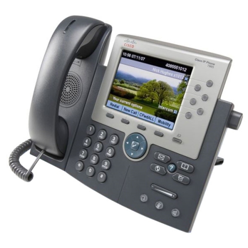 Refurbished Excellent - Cisco CP-7965G Unified Communications VOIP IP Phone 7965 - Dark Grey