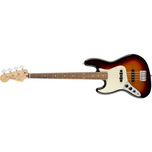 Image 1 of 2.. Fender Player Jazz Bass - Pau Ferro 3-Color Sunburst Left