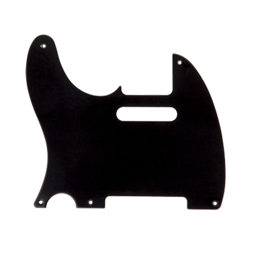 Fender Pure Vintage 5-Hole Mount Telecaster Pickguard - 1-Ply, Black, Left