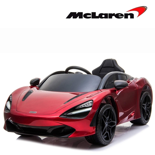 Licensed Mclaren 720s 12v Ride On Car W Remote Control Leather Seat Butterfly Doors Mp3 And Led Lights Red