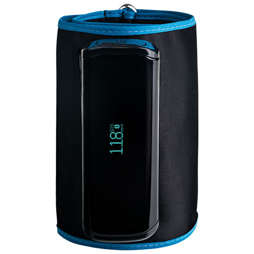 Tensiomètre Bluetooth UltraConnect de LifeSource - Noir/Bleu
