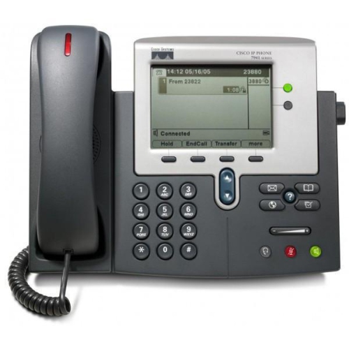 CISCO  Refurbished - (Excellent) Cp-7941G Unified Communications Voip Ip Phone 7941, Poe - Dark In Grey
