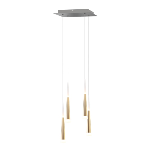 Comet 4 Mini Pendant Lighting Gold Best Buy Canada