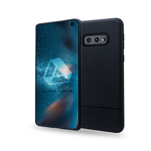 Adreama Coque Fine En Design De Fibre De Carbone pour Samsung S10E