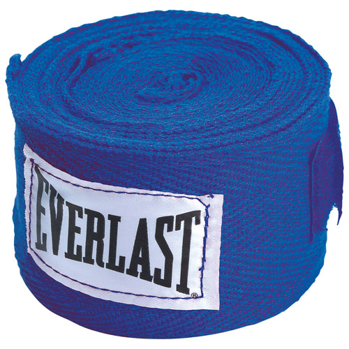 Bandages de main de 120 po d'Everlast - Lot de 1 - Bleu