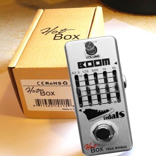Hot Box Boom Bass Graphic EQ Attitude Series Effect Pedal