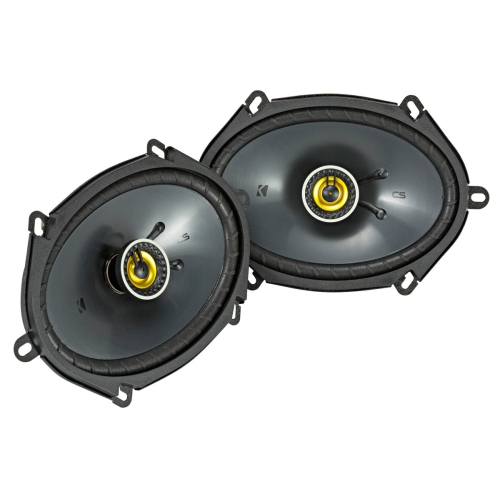 KICKER  46Csc684 6"x8" 2-Way Coaxial Car Speakers (Black) [This review was collected as part of a promotion