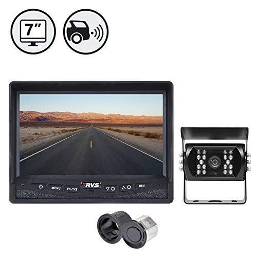 REAR VIEW SAFETY  Backup Camera System With Integrated Rear Sensors Rvs-770613-Nm-112