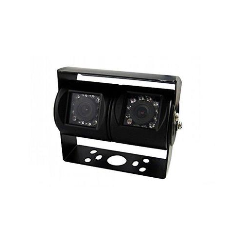 Dual Lens Backup Camera 2 x 66' Cable 2 x RCA Adapter