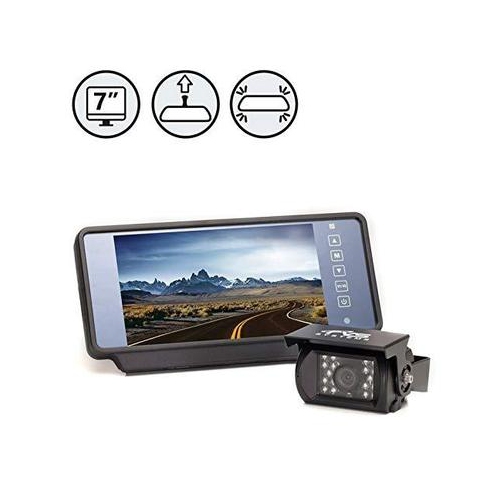 7" Mirror Monitor Backup Camera 66ft Cable
