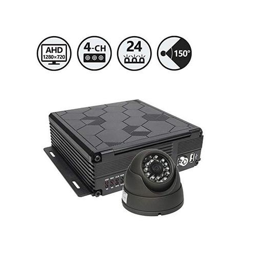 REAR VIEW SAFETY  Mobilemule Rvs-6301 Ahd 150° Dome Camera Western Digital Hard Drive 66Ft Cable