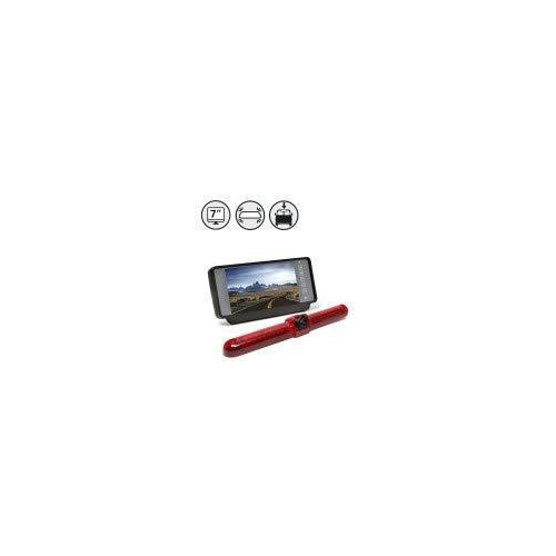 Universal Third Brake Light Camera 7" Clip-on Mirror Monitor 33ft Cable