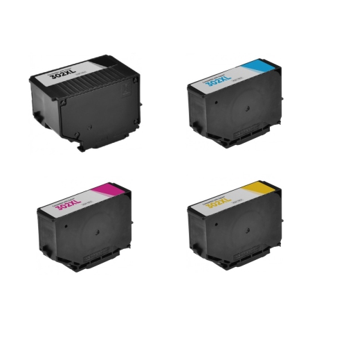 Printer Solution Compatible Epson T302XL 4 colors Combo Ink Cartridge