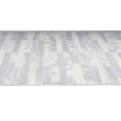 Ladole Rugs Modeno Cream Ivory Abstract Modern Polypropylene Indoor Area Rug Carpet, 5x7