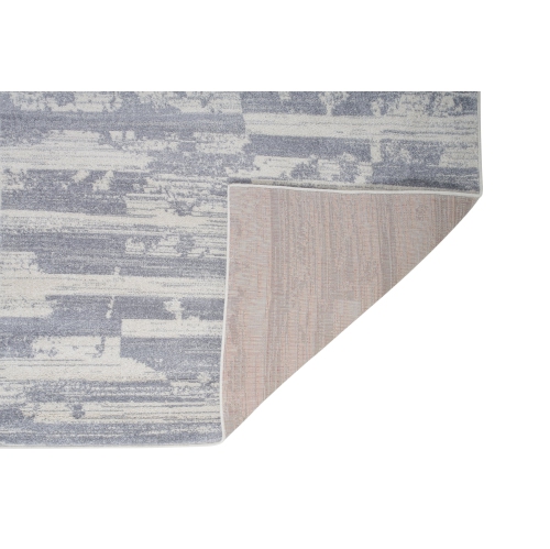 Ladole Rugs Modeno Cream Ivory Abstract Modern Polypropylene Indoor Area Rug Carpet, 8x10