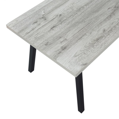 Monarch Specialties I 1136 Table a Manger - 36''X60'' Gris / Metal Noir