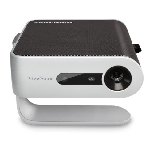 ViewSonic M1+ DLP Ultra-Portable WiFi Bluetooth Projector with built-in dual Harmon Kardon Speakers