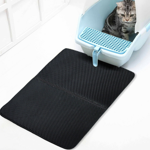 Ezonedeal Eva Cat Litter Mat Double Sided Cat Litter Trapper