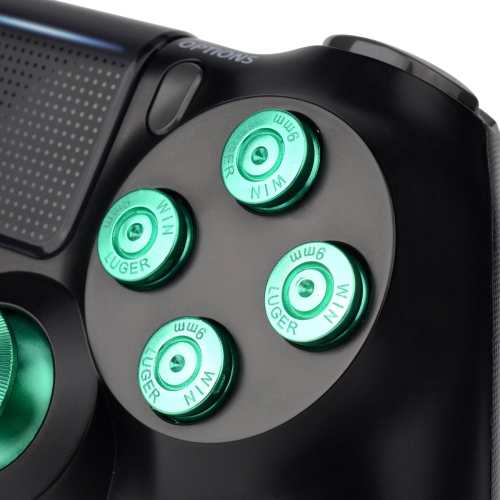 Ensembles de remplacement de manches et boutons et croix directionnelles pour manette de PlayStation 4/DualShock 4/PS4 Slim/PS4 Pro