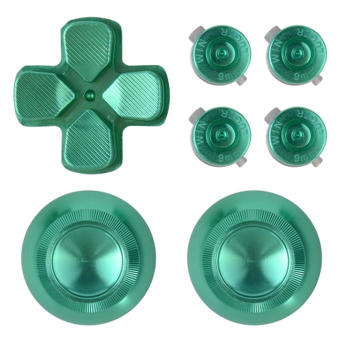 Ensembles de remplacement de manches et boutons et croix directionnelles pour manette de PlayStation 4/DualShock 4/PS4 Slim/PS4 Pro