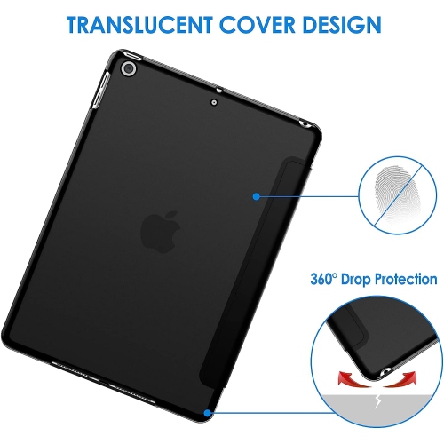 Étui pour iPad, Smart Cover Auto Wake/Sleep, noir