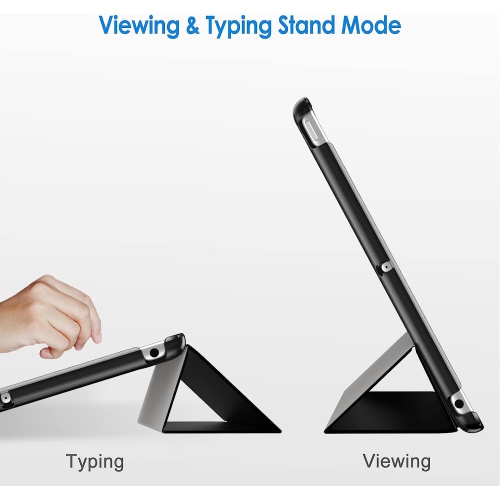 Étui pour iPad, Smart Cover Auto Wake/Sleep, noir