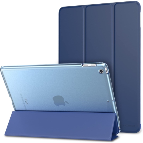 HLD 2018/2017 Ipad 9.7 6Th/5Th Generation - Ultra Slim Lightweight Smart-Shell Stand Cover With Translucent Frosted Back Protector for Ipad 9.7 Inch, Navy Blue (Auto Wake/sleep)