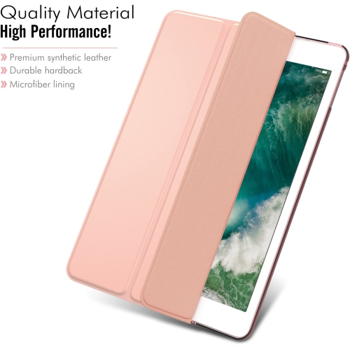 navor Case Fit 2018/2017 iPad 9.7 5th / 6th Generation - Slim Lightweight Smart Shell Stand Cover with Translucent Frosted Back Protector Fit Apple